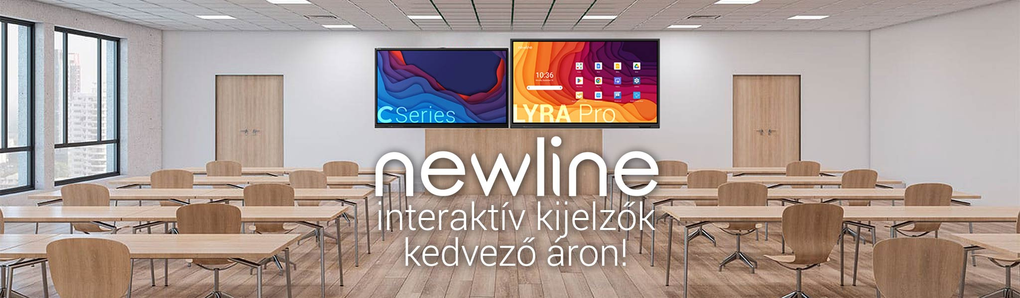 Newline interaktív kijelzők kedvező áron!